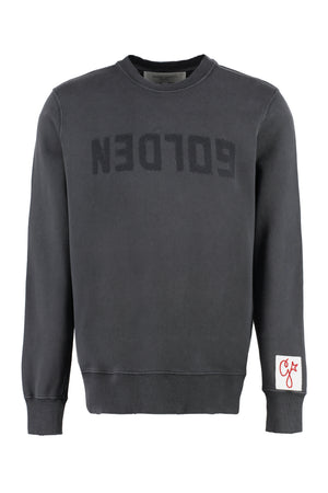 Cotton crew-neck sweatshirt-0